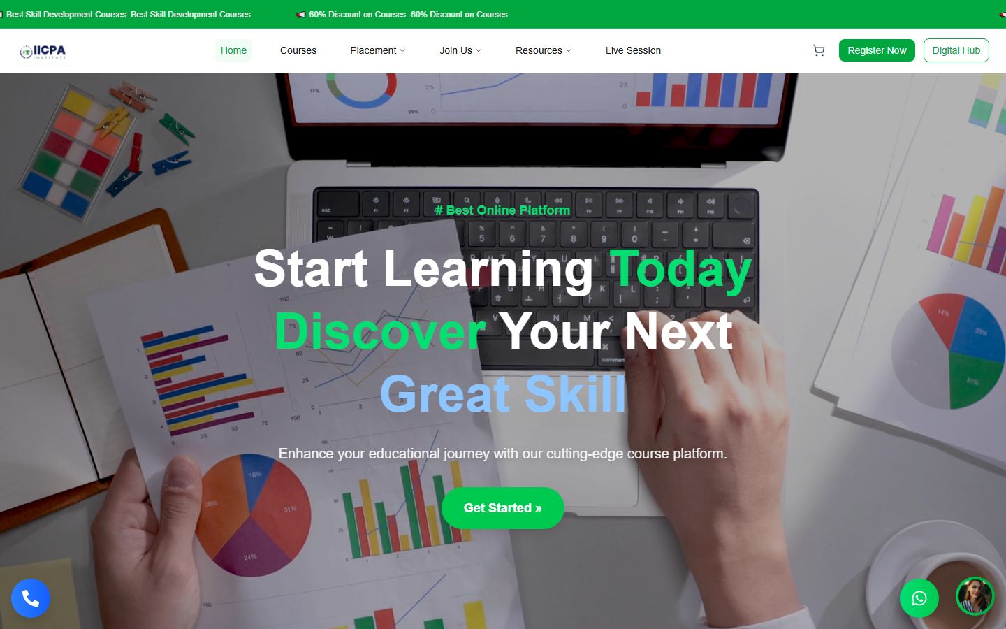 IICPA Institute accounting and finance training platform built by SiteGen Technology