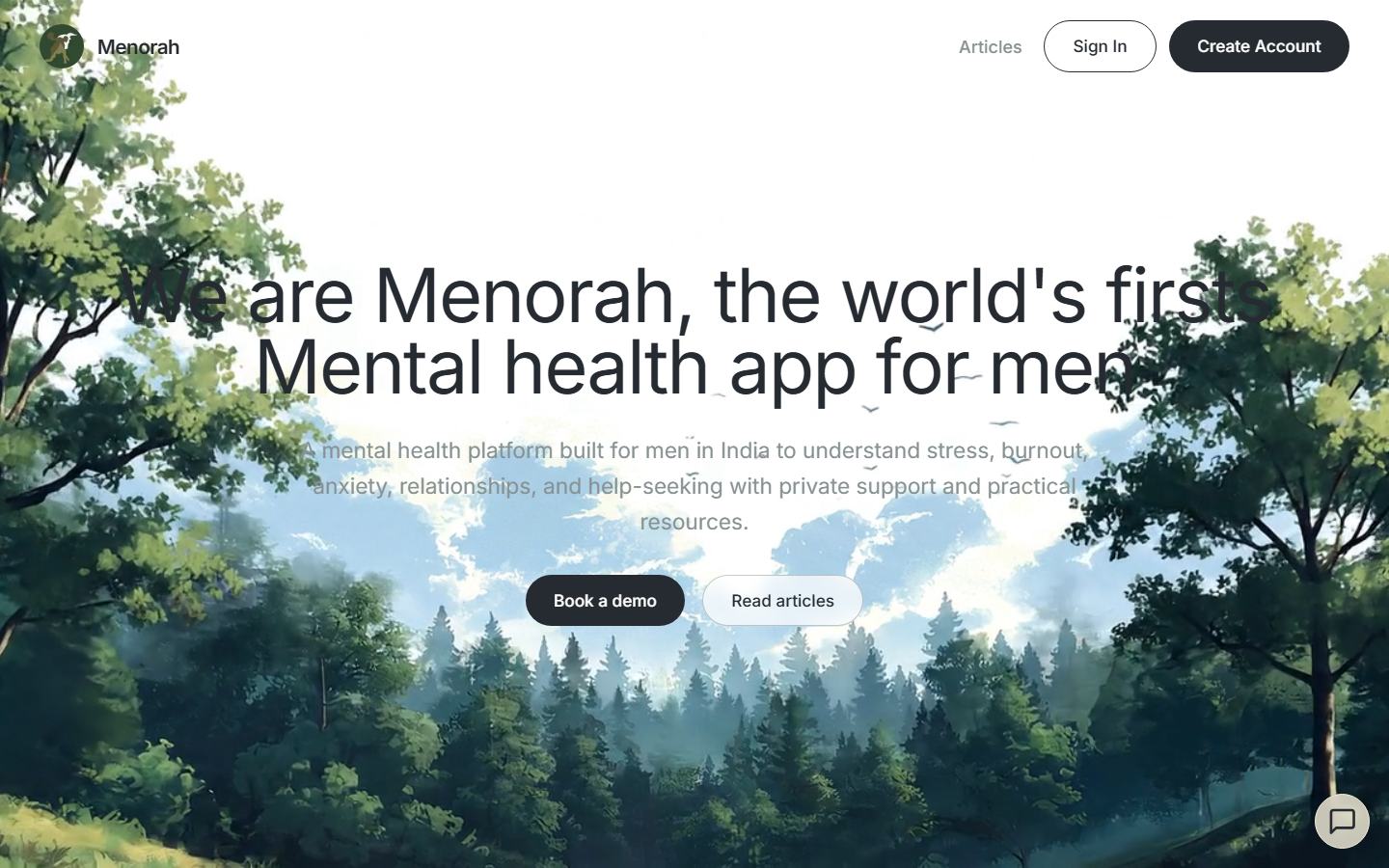 Menorah Health mental health platform built by SiteGen Technology